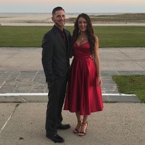 Red dress, only worn once